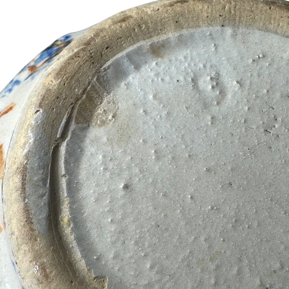 Redwing Spongeware Stoneware Bowl 6 inch Paneled Speckled 6" Crock Vintage F - Picture 11 of 12